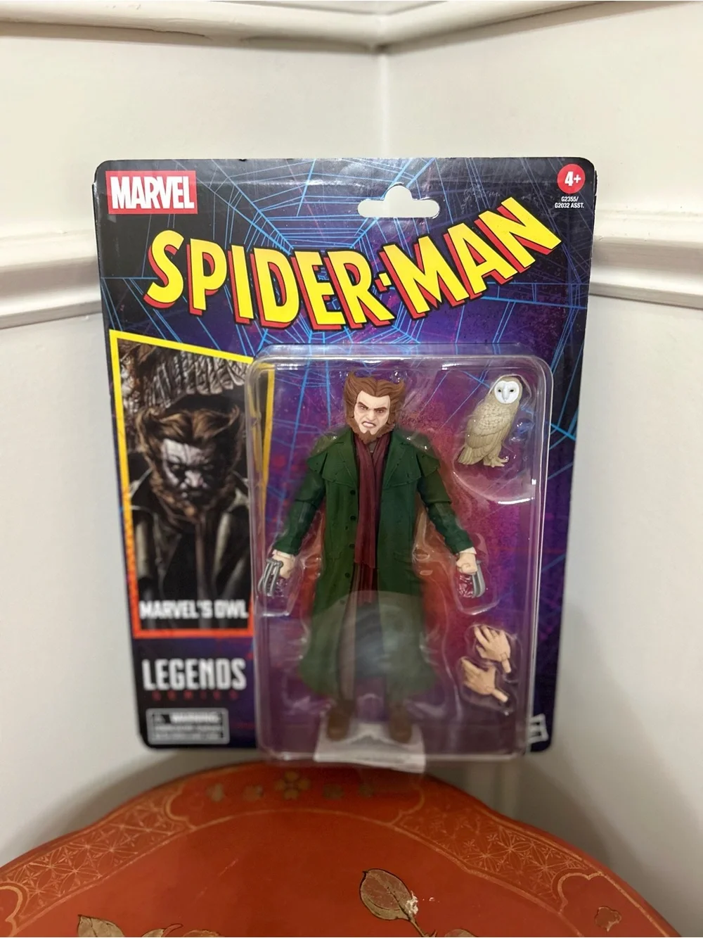 Marvel Legends Marvel's Owl Action Figure - Green Coat, Brown Hair